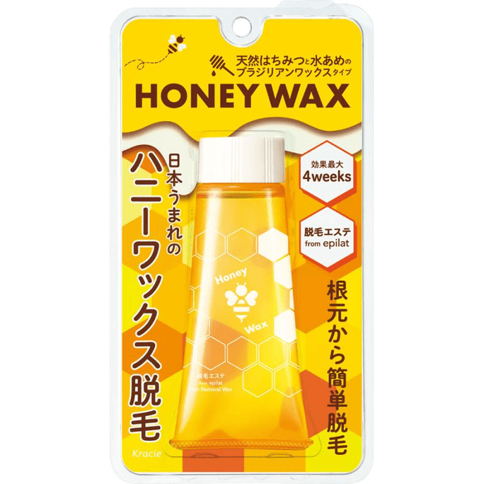 Kracie Home Products epilat Hair Removal Esthetique Honey Wax Depilatory 140 g + 20 sheets