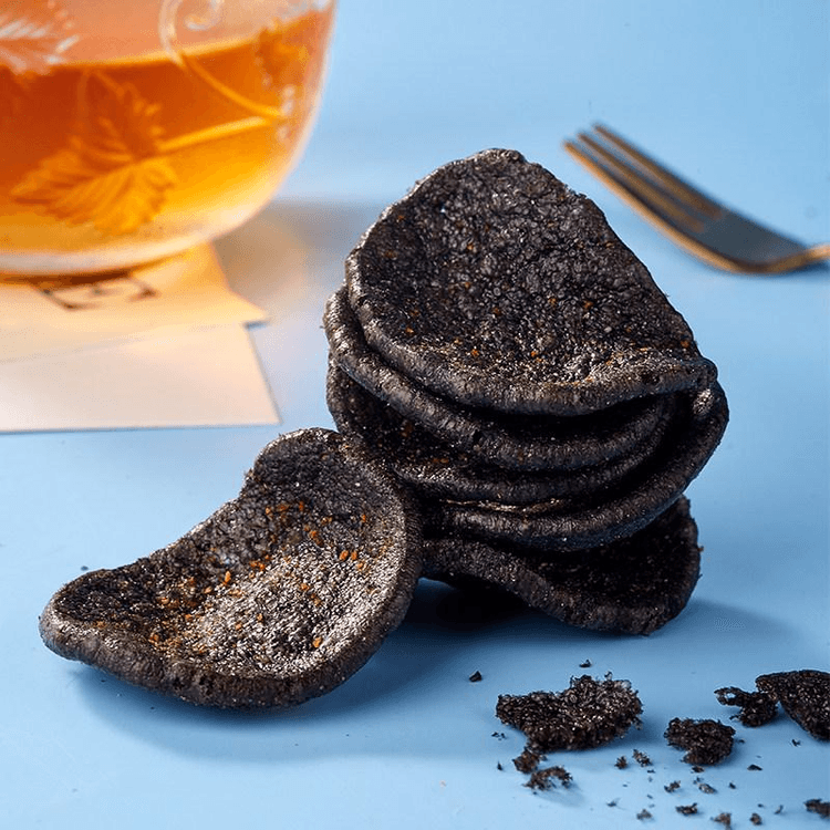 中国直邮】 喜盈盈墨鱼片黑松露味178g*1包- 亚米