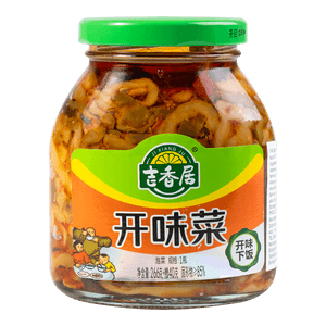 Kai Wei Cai Légumes marinés 10,79 oz【Appétissant et savoureux】【Texture croustillante】