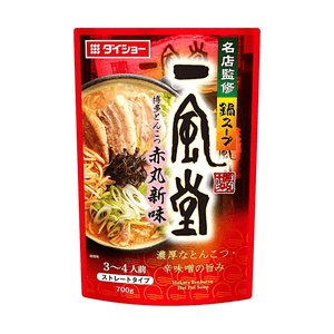 日本DAISHO大逸昌 一风堂赤丸新味日式豚骨火锅汤底 微辣味 700g 【一风堂监修】【浓厚豚骨】