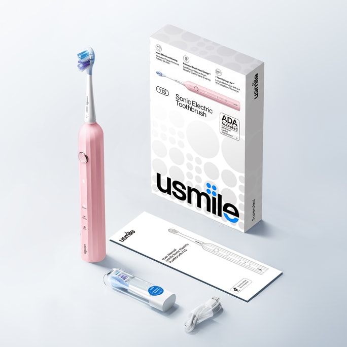 Y1S Sonic Electric Toothbrush with Smart Display Missed Spot Detection Pressure Sensor 180-Day Battery