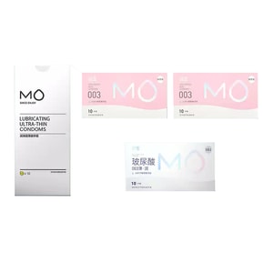 【中国直邮】 名流 MO玻尿酸避孕套安全套 超薄亲肤 MO玻尿酸10只+MO滋养20只+MO薄润10只