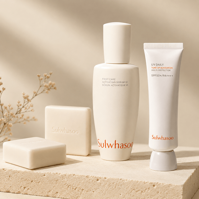 UV Daily Tone-Up Sunscreen Set, SPF50+ PA++++, 4pcs - Yami.com