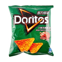 台湾版DORITOS多力多滋 玉米片 川味花椒鸡  薯片 40g