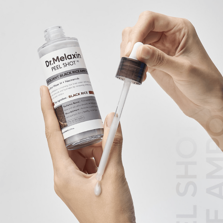 韩国 Dr.Melaxin 光感黑米焕亮去角质安瓶 80ml 收缩毛孔 3