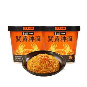 Crab roe noodles 118g Authentic Su-style instant noodles cup noodles