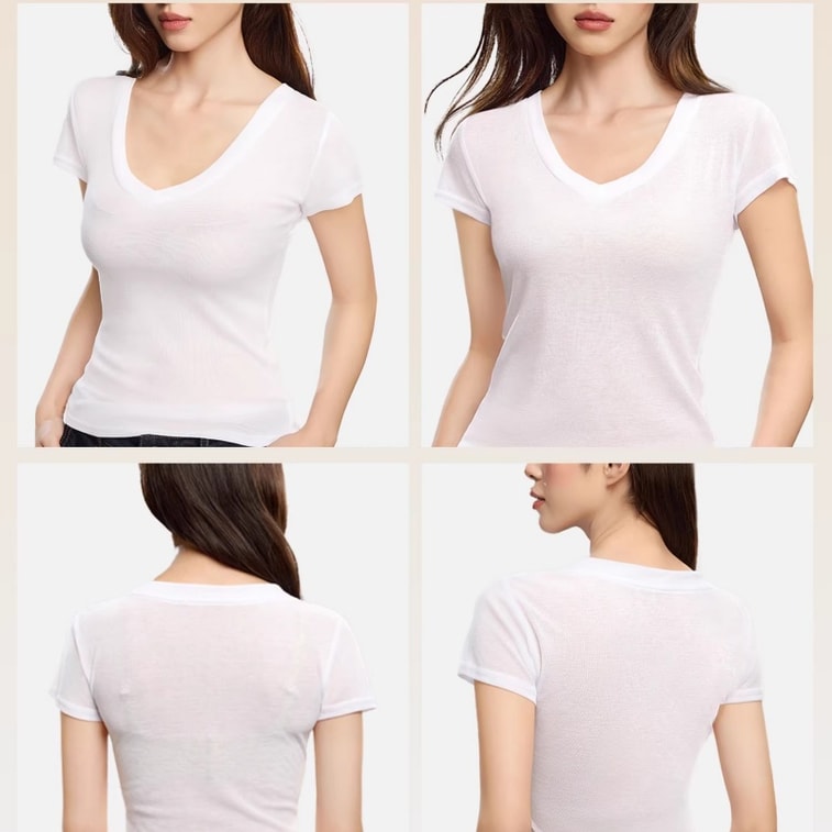 【中国直邮】 SecretWorld 无痕内衣女小胸聚拢隐形肤色粉底液细肩带 隐形肤 1条装 S码 4