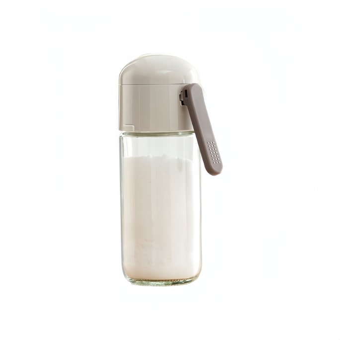 Cocoolette Precision Salt Dispenser with Moisture-Proof Glass Seasoning JarPerfect for Salt Spice Pepper#Gray 1 Bottle