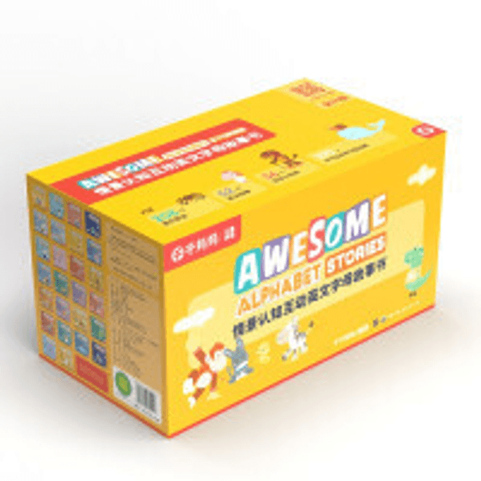 [중국에서 온 다이렉트 메일] Awesome Alphabet Stories (상황인지 인터랙티브 영어 알파벳 스토리북) 중형 그림 기간 한정 세일