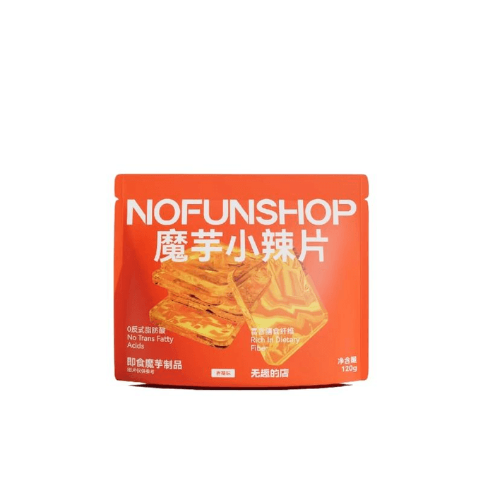 Konjac Small Spicy Slices Konjac Cool Snacks Spicy 120g*1 Bag