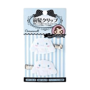 Pince à cheveux Cinnamoroll 2 pièces 【Conception sans plis】【Universel gauche et droite】