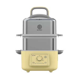 Product: 【$21 Off with Coupon】Two-Tier Electric Food Steamer, 10.6 qt, Mellow Yellow, 7 Preset Timings Boil-Dry Protection, G5247