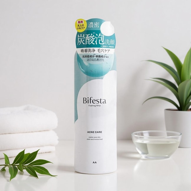 日本MANDOM曼丹 BIFESTA 控油泡沫洁面 200g