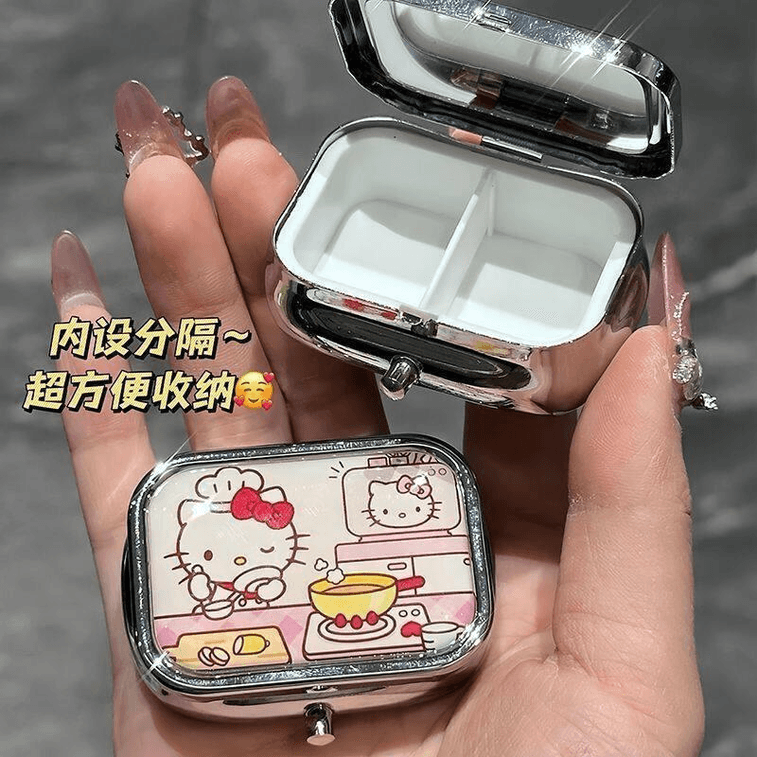 Portable Medicine Box Portable Pill Box Green 1 Unit 3