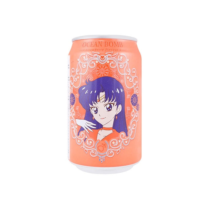 Sailor Moon Sparkling Water - Strawberry Flavor 11.15fl oz