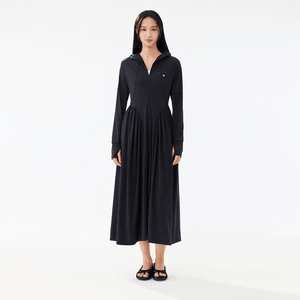 [중국 직배송] 모쉰 [자오루시 스타일] 여성용 코트 스타일 자외선 차단 롱 드레스, 신상, 오리지널 원사, 자외선 차단, 블랙, XF (신장 165-175cm | 몸무게 110-130kg 권장)