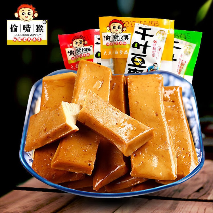 中国直送】舒峰雅祥豆嘴后重慶千葉干豆腐辛口スナック6種ミックス