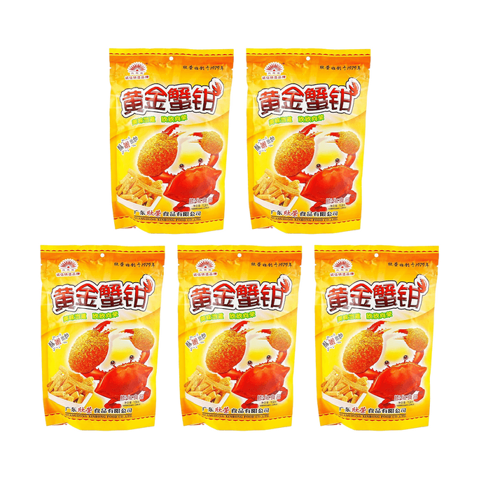 Golden Crab Claw 3.81 oz*5 【5 Packs】【Childhood Memory】