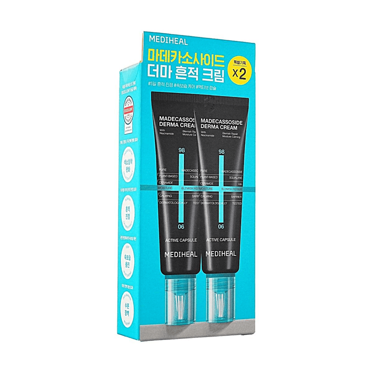 Madecassoside Derma Cream Calming Moisturizing Barrier Repair Face Cream with Niacinamide 50g*2 6