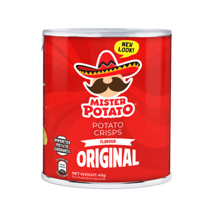 MISTER POTATO Original Flavor Potato Crisps 40g