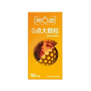 【中國直郵】 第6感 G點大顆粒保險套10只裝*6盒 狼牙棒保險套持久男女士專用情趣帶刺