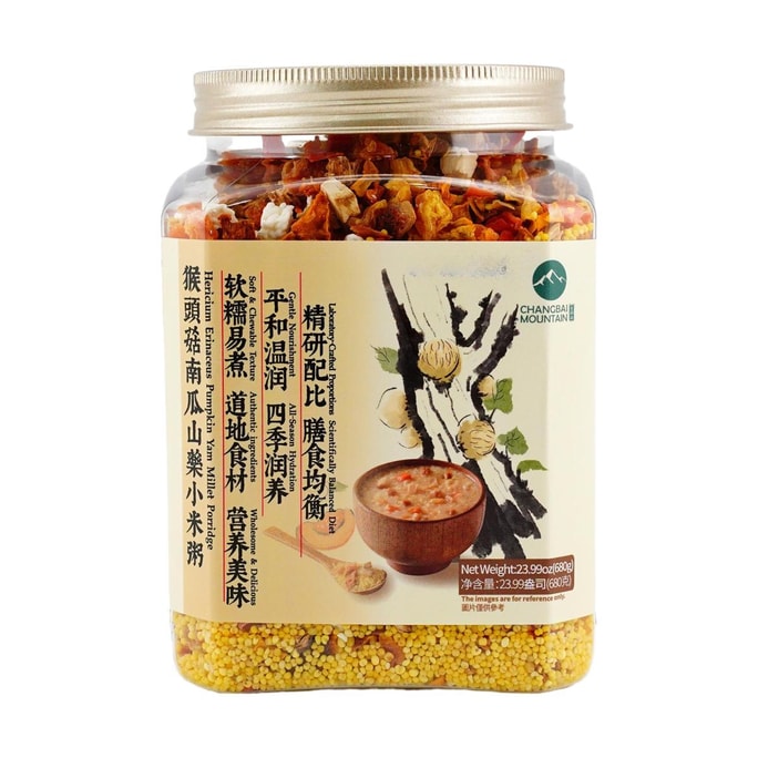 노루궁뎅이버섯 호박고구마 기장 죽, 23.99온스