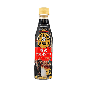 Craft Boss Coffee Concentrate, Decaf Low-Sweet, 11.5 fl oz【Dilute for ~10 Cups】