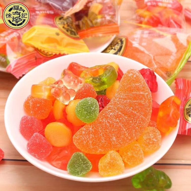 台湾 徐福记 橡皮糖软糖 230g 果汁结婚庆零食儿童休闲小零食小吃年货 3