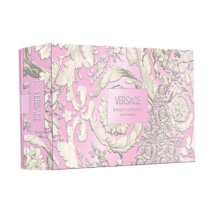 Bright Crystal 3-Piece Fragrance Set 50ml + Shower Gel 50ml + Body Lotion 50ml Floral Scent Gift Box 3