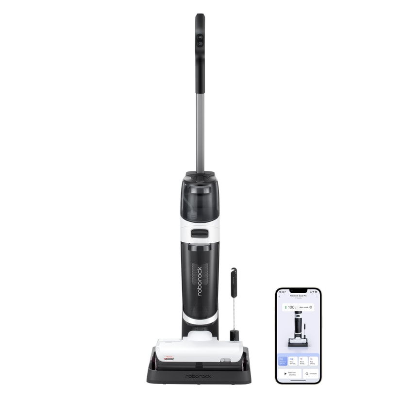 Roborock® Dyad Pro Wet and Dry Vacuum Cleaner with multi-rollers 17000Pa Suction Self-Cleaning and Self-Drying