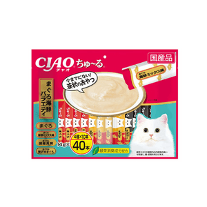 CIAO 和風ムース食感キャットスティック ツナ味 14g×40本