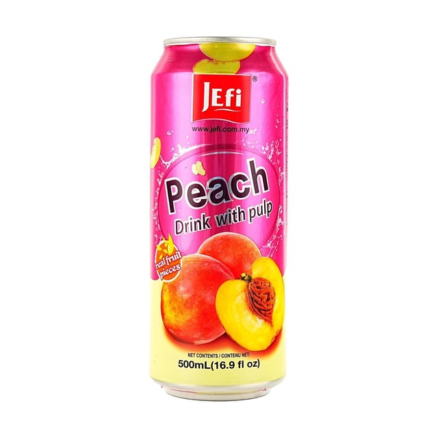 JEFI Peach Drink With Pulp, 16.9 fl oz - Yami.com