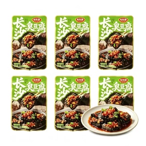Fried Stinky Tofu With Garlic Flavour Snack, Ready-to-eat 22g*6 packs (132g) Garlic Stinky Tofu Specialty Snack