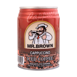 台湾MR.BROWN伯朗 三合一咖啡即饮品 卡布奇诺风味 240ml