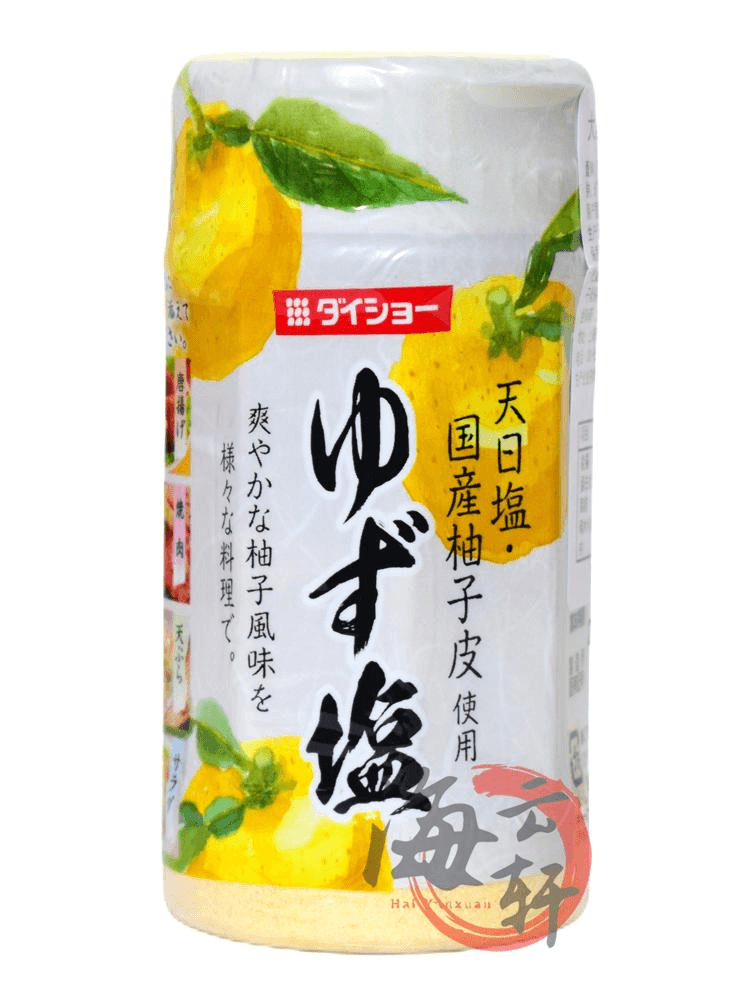 【中國直郵】 日本 大逸昌 進口柚子味鹽天婦羅蘸料燒肉唐揚炒菜涼拌燒鳥鹽80g*1瓶