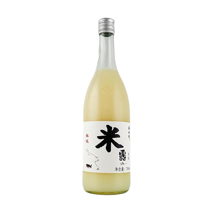 蘇州橋 桂花米露 米酒醪糟甜酒 750ml【0.5%vol低度微醺小酒】【溫潤適口 馥鬱清甜】【江南特產】【亞米獨家】