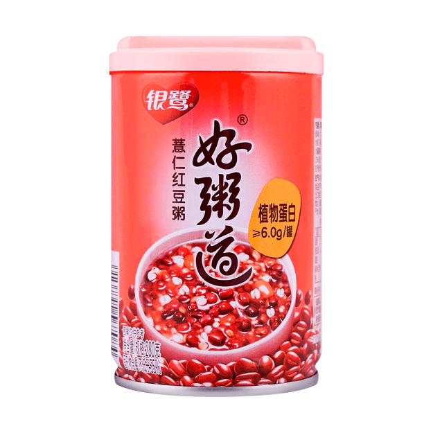 银鹭好粥道薏仁红豆粥280g 亚米