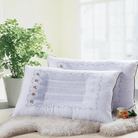 川岛屋 护颈枕头 花香助眠颈椎枕家用睡眠枕 茉莉花香枕