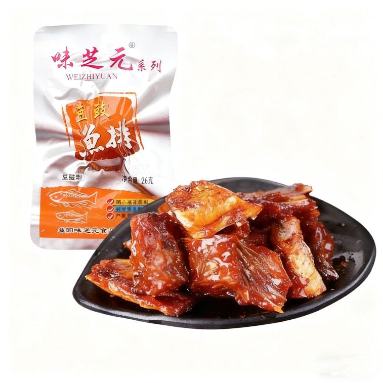 Weizhiyuan Fish Fillet New Product Fermented Bean Curd Flavoured Fish Chunks Ready-to-Eat 5 Packs*16g Dongting Flavour Hunan Specialty Fish Fillet 5