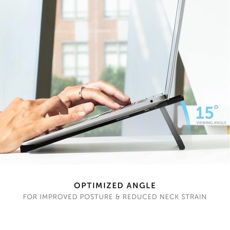 Fold Laptop Stand – Ultra-Slim Foldable & Portable Laptop Stand – Ergonomic & Optimized Viewing Angle – for 13 to 16 Inch MacBooks & Laptops, 10 to 16 Inch iPads & Tablets- Blue1排出 6