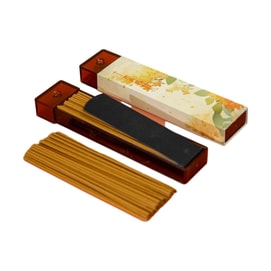  FOXTAIL 爆款便攜式口袋線香 家用 檀香 帶香插 室內 香燻 辦公室 旅行 薰香-桂花 1個