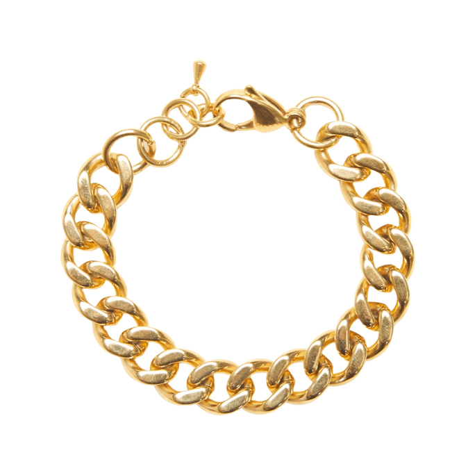 SHAPES STUDIO 超寬Curb疊戴手鍊 一條