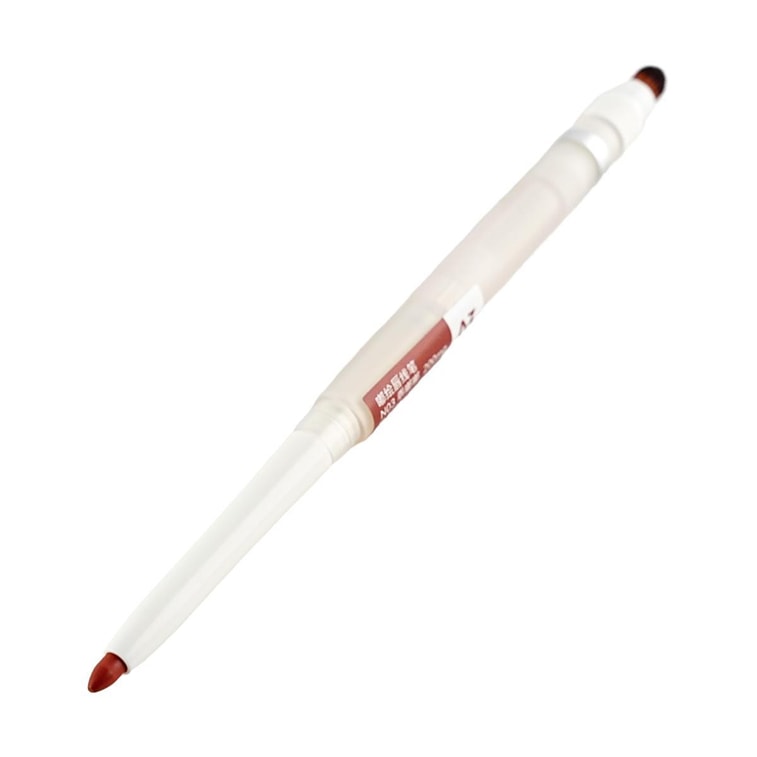 AZTK 嘟繪唇線筆 勾勒唇線筆暈染唇刷 裸色口紅唇筆 絲滑細膩 啞而不干 #N03 乖嘟嘟 軟嫩 鴛鴦奶茶色 4