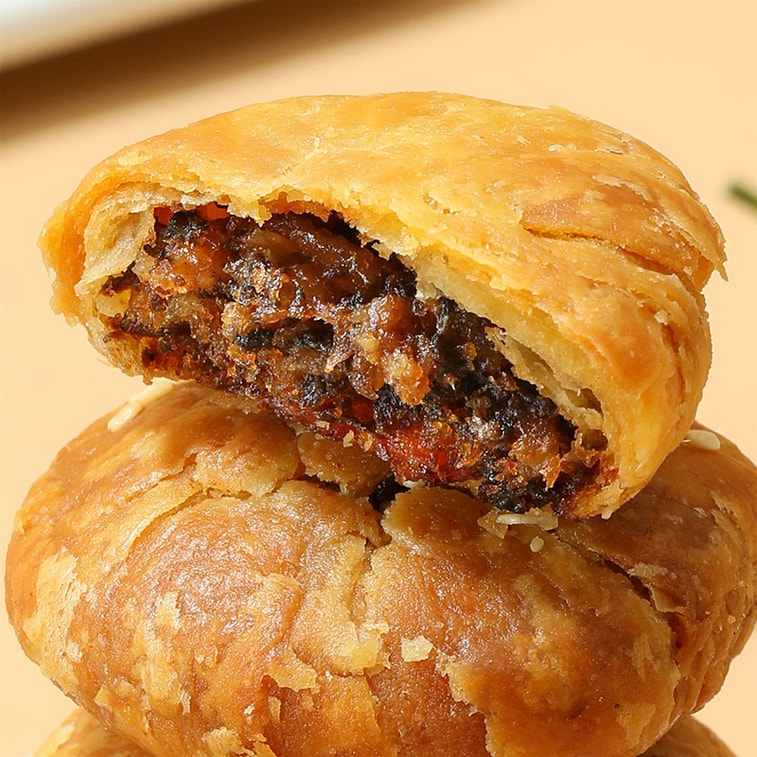 【중국 직배송】웨이쯔위안 푸룬 야채 쇼트브레드 황산소빙 오리지널맛 170g/bag 3