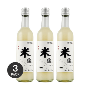 苏州桥 桂花米露 米酒醪糟甜酒 375ml *3【3份超值装】【0.5%vol低度微醺小酒】【温润适口 馥郁清甜】【江南特产】