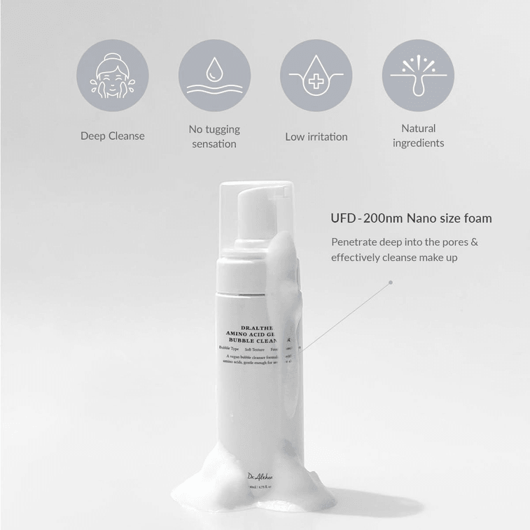 Amino Acid Gentle Bubble Cleanser 140mL 3