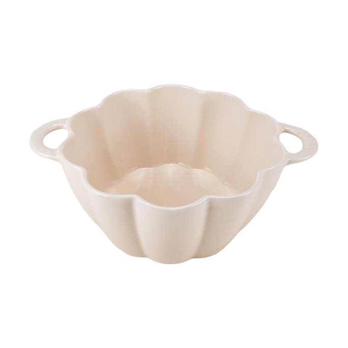 Double-handled Soup Bowl, Light Pink, 1400ml