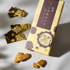 Shinshu Walnut Cookies Gift Box 3.95 oz【Japanese-Style Dessert Gift】