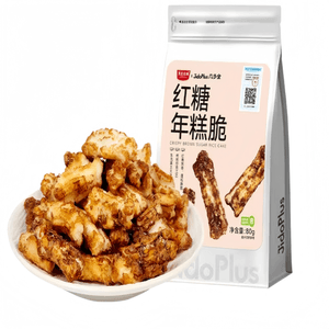 Brown Sugar Rice Cake Crisp Traditional Pastry Crunchy Snack Popular Instant Treat 80g*1 Bag
