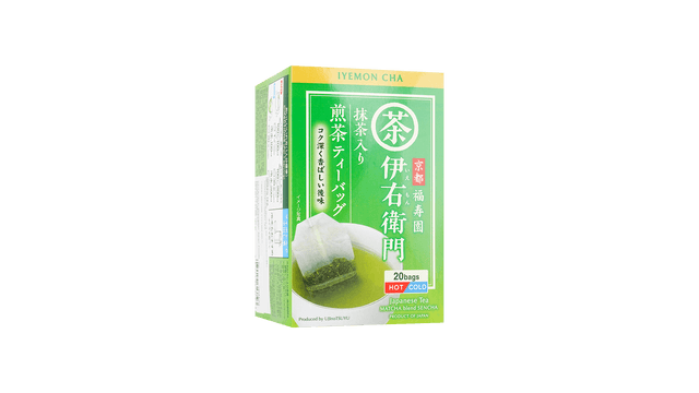 UJINOTSUYU IYEMON CHA Japanese Tea Matcha Blend Sencha